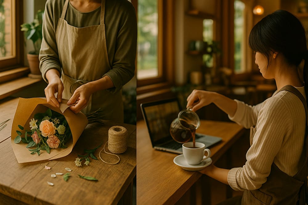 静岡・富士の地域SEOを象徴する寄り添いのイメージ